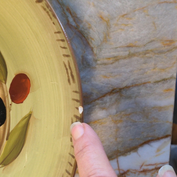 SALE. CLAY ART Dinner Plate Dish - Picture 5 of 5